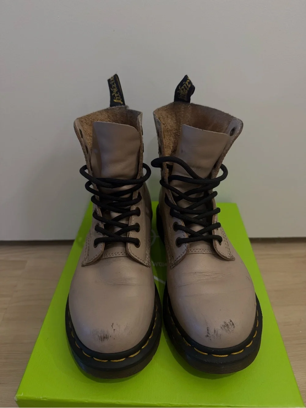 Dr. Martens Air Comfort Sole Boots in Light Beige - Picture 4 of 4